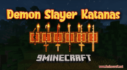 Demon Slayer Katanas Resource Pack (1.20.6, 1.20.1) – Texture Pack Thumbnail