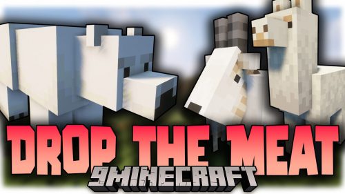 Drop the Meat Mod (1.18.2, 1.16.5) – New Meat Variants for Survival Thumbnail