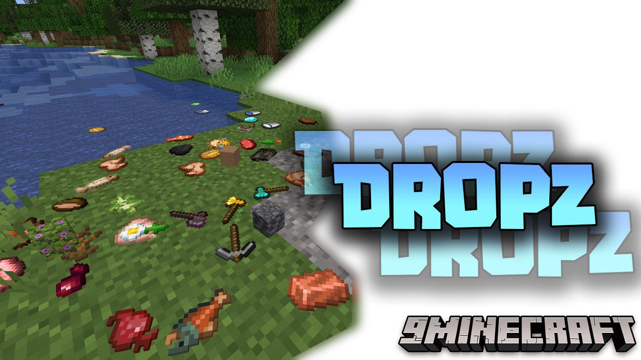 Dropz Mod (1.20.1, 1.19.4) - Realistic Item Drop 1