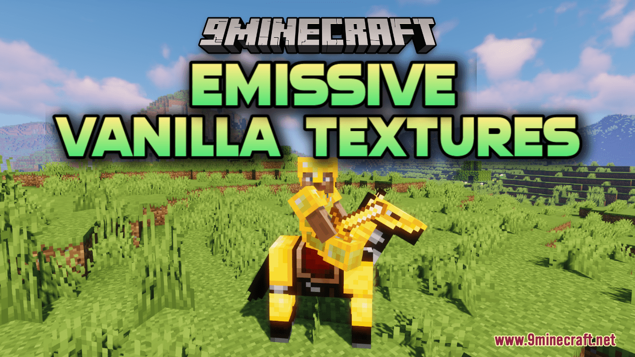 Emissive Vanilla Textures Resource Pack (1.20.6, 1.20.1) - Texture Pack 1