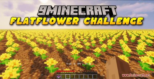 FlatFlower Challenge Map (1.21.1, 1.20.1) – A Survival Challenge Like No Others Thumbnail