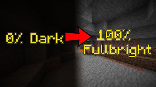 FullBright Resource Pack (1.21, 1.20.1) – Texture Pack Thumbnail