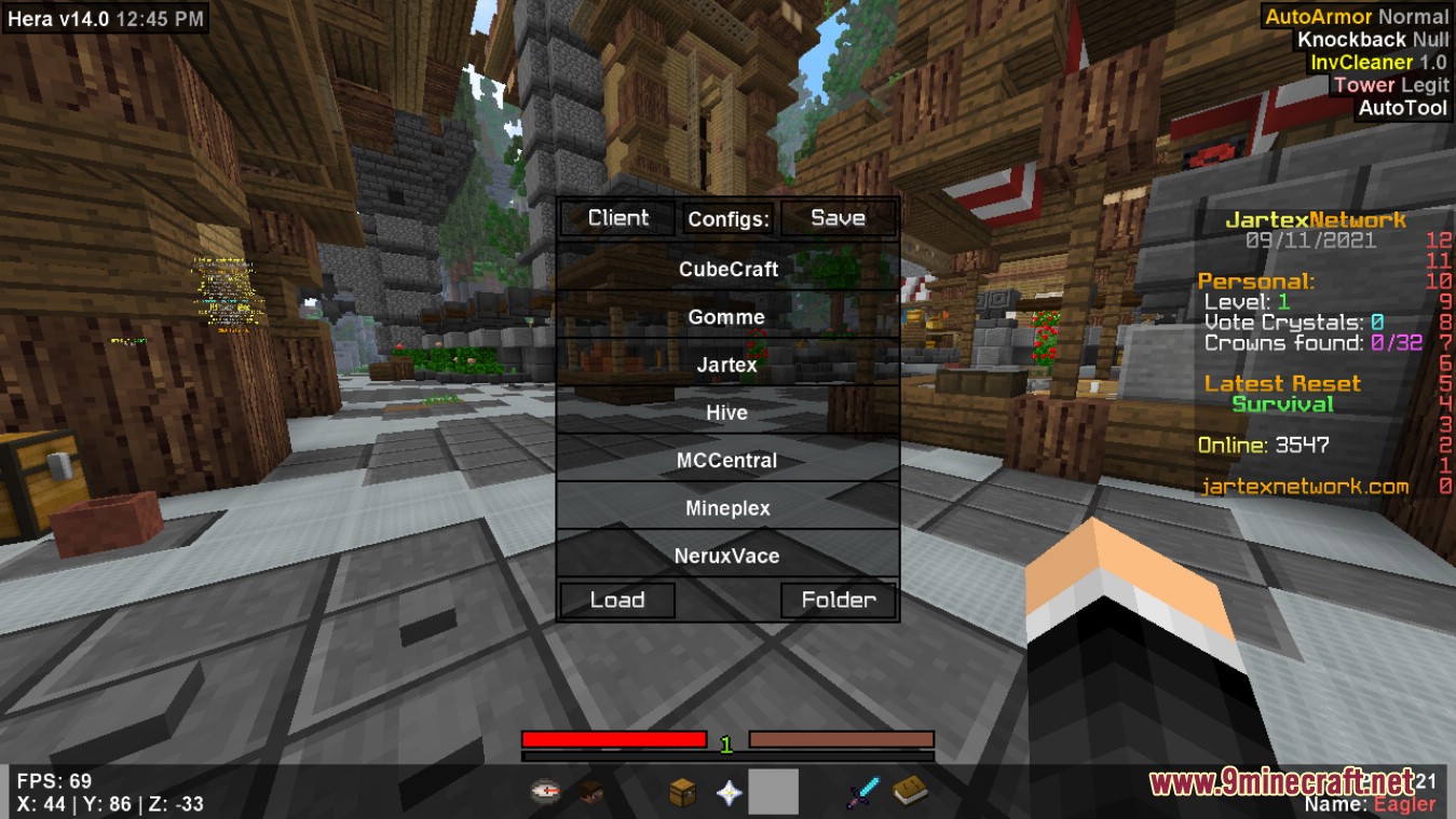 Hera Client (1.8.9) - Free Bypass for PvP Servers 5