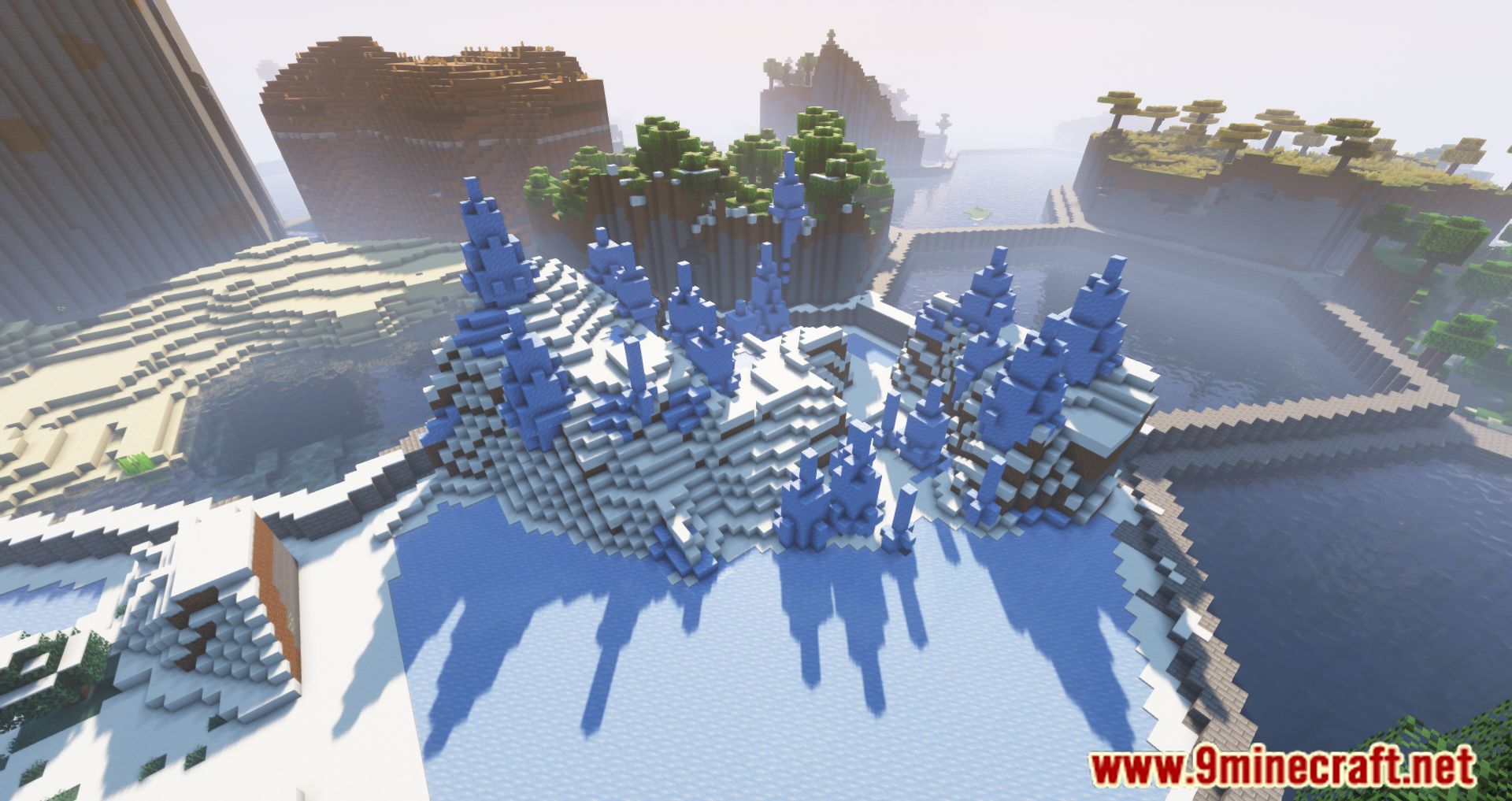 HexLands II Mod (1.20.1, 1.19.3) - Hexagon Biomes 12