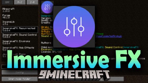 Immersive FX Mod (1.19.2, 1.18.2) – More Sound Effects Thumbnail