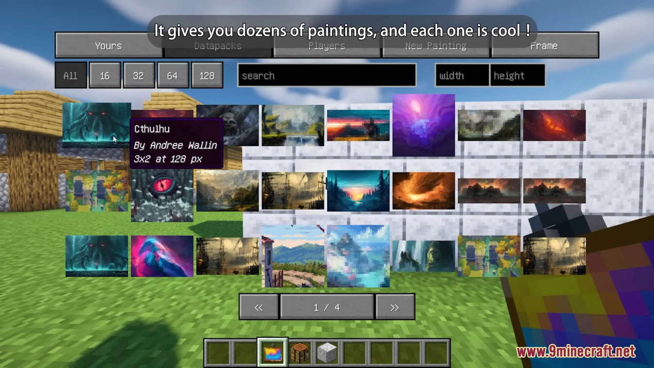 Immersive Paintings Mod (1.19.4, 1.18.2) - Craft a Custom Painting 2