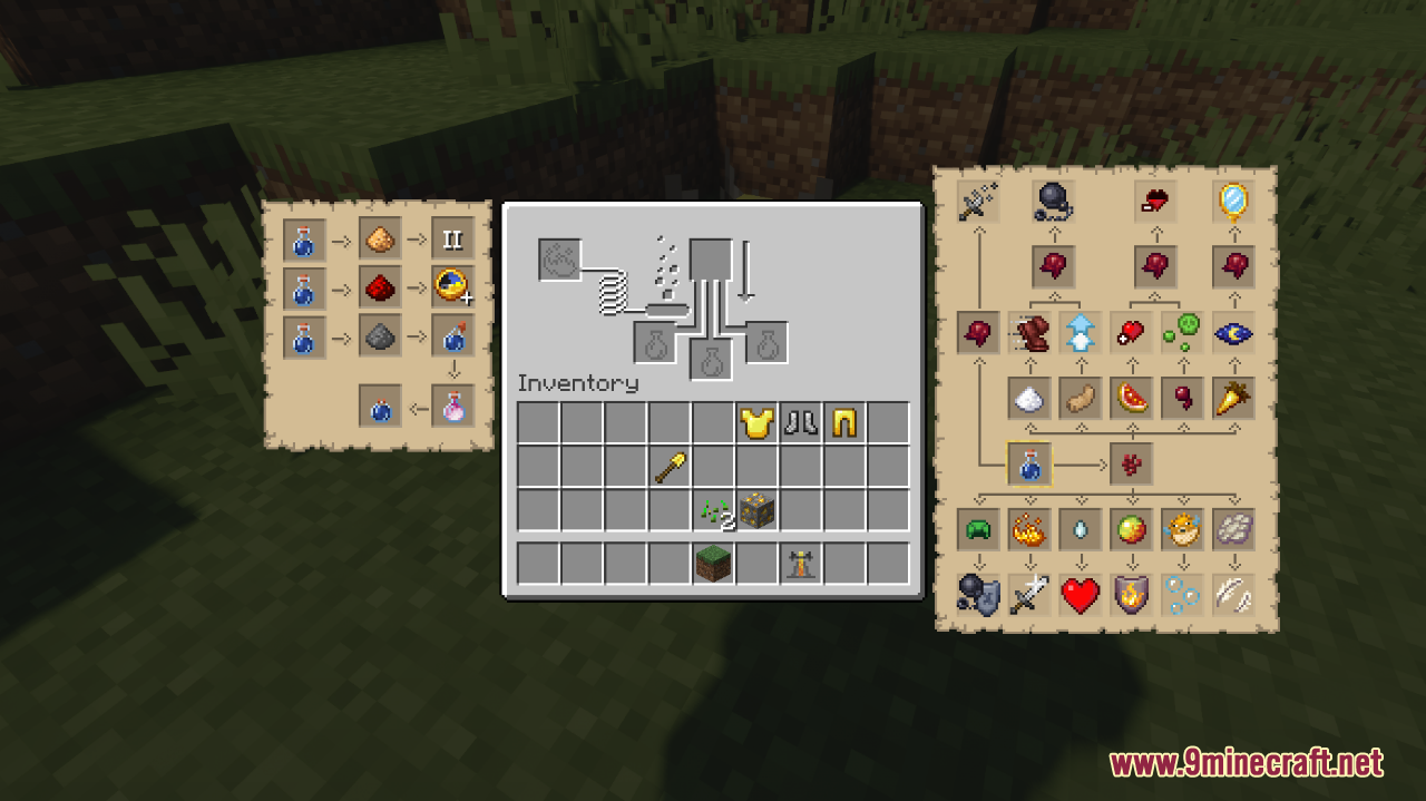 In-Game Brewing Guide Resource Pack (1.20.6, 1.20.1) - Texture Pack 2