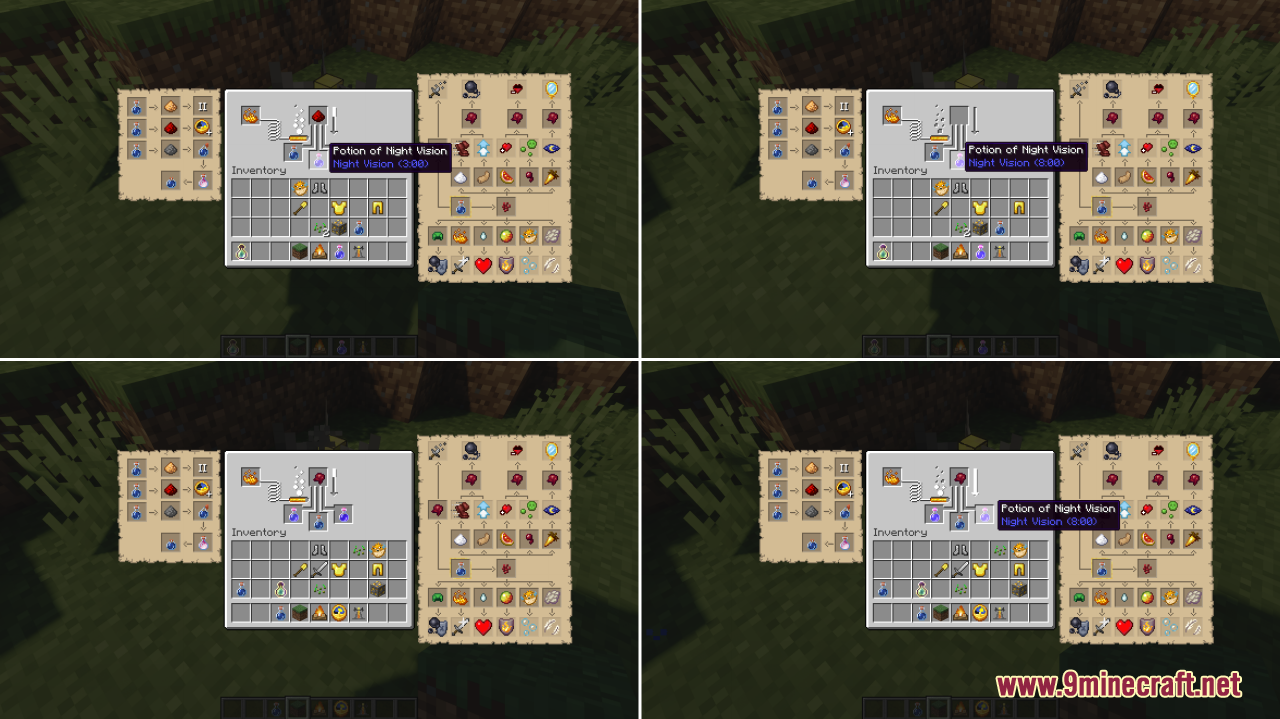 In-Game Brewing Guide Resource Pack (1.20.6, 1.20.1) - Texture Pack 13