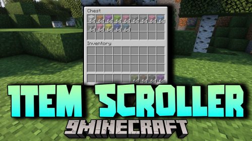 Item Scroller Mod (1.21, 1.20.1) – Moving Items in Inventory GUIs Thumbnail