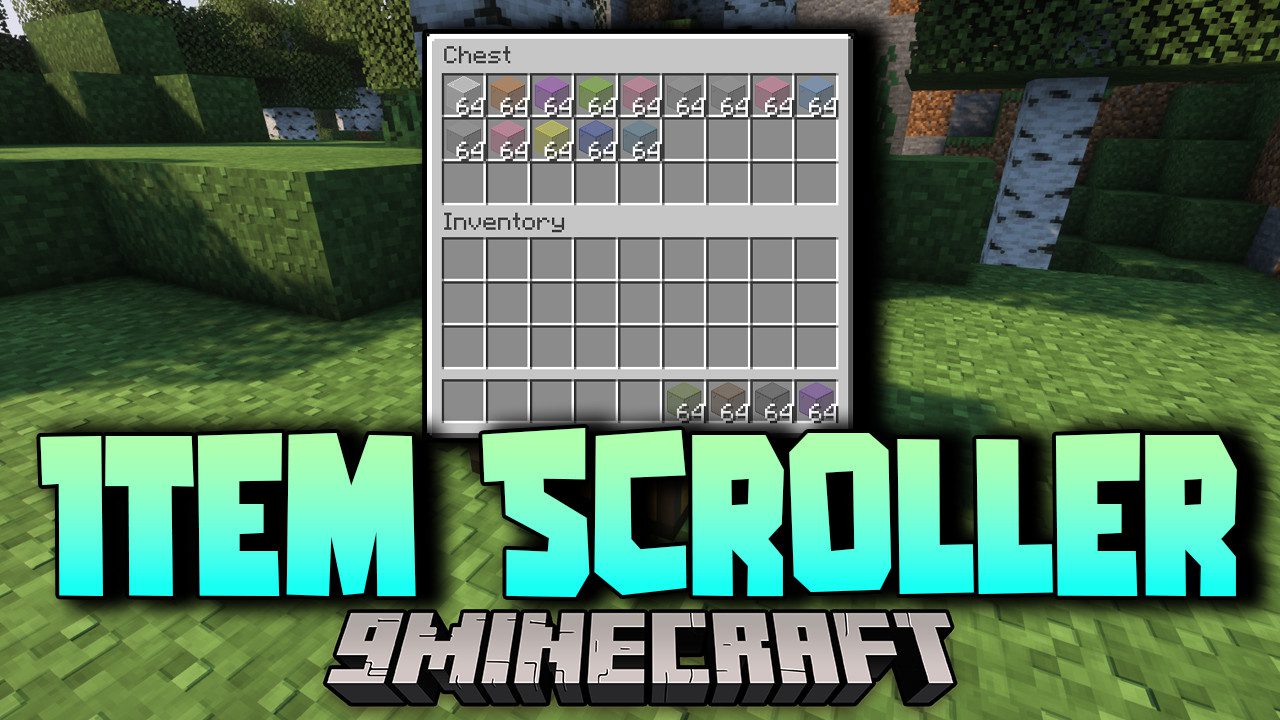 Item Scroller Mod (1.20.2, 1.19.4) - Moving Items in Inventory GUIs 1