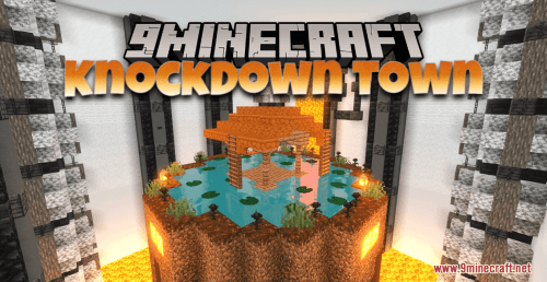 KnockDown Town Map (1.21.1, 1.20.1) – Knock Your Friends Down! Thumbnail