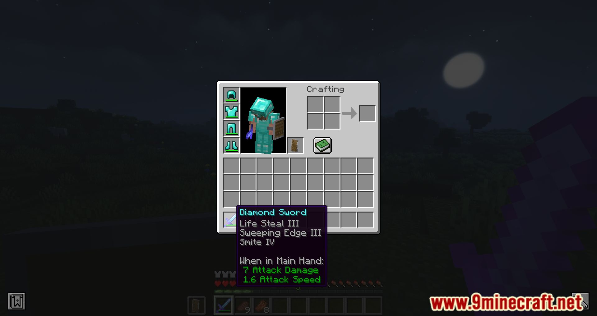 Life Steal Enchantment Mod (1.19.4, 1.18.2) - Damage Sustain 4