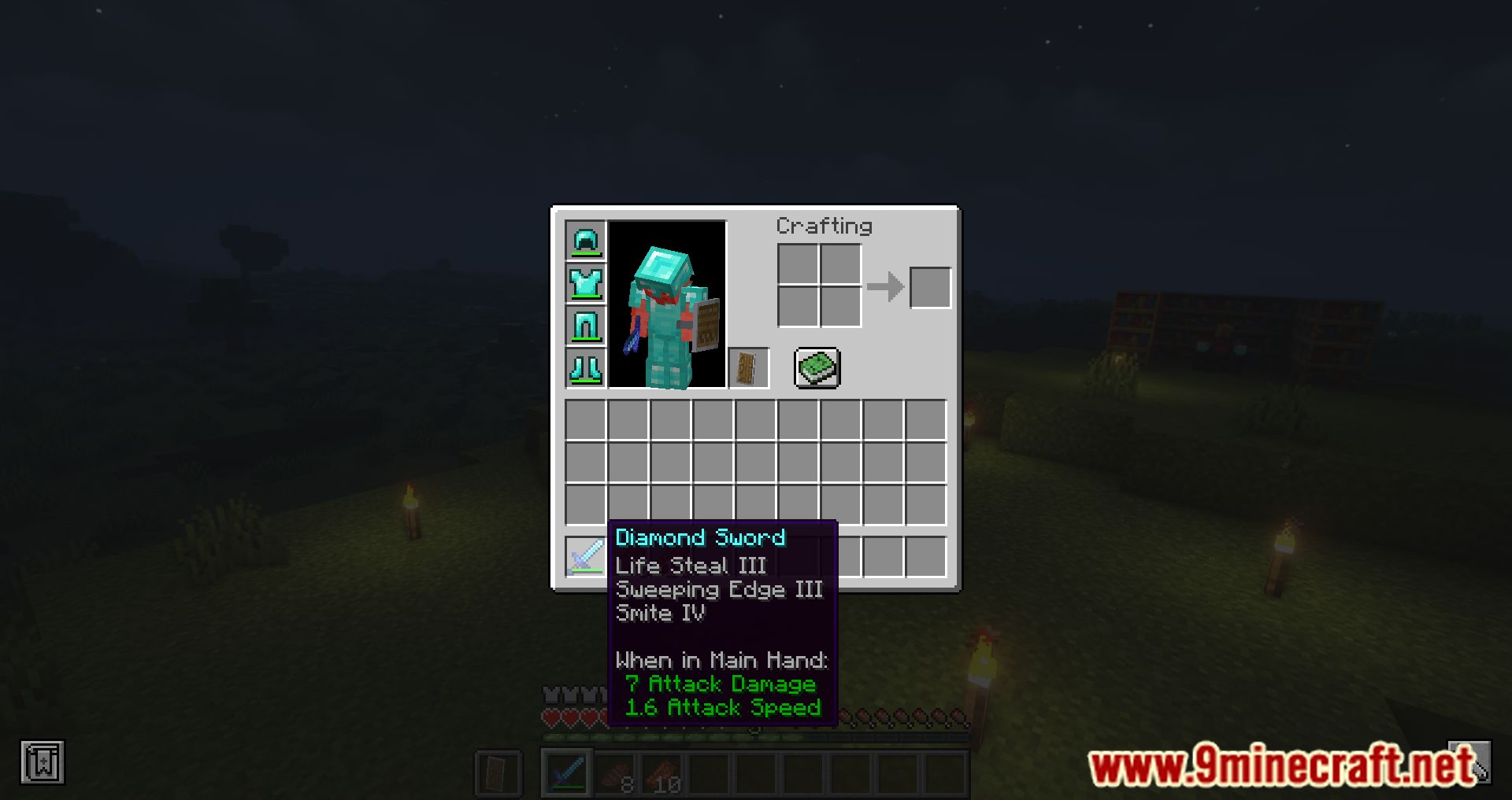 Life Steal Enchantment Mod (1.19.4, 1.18.2) - Damage Sustain 7