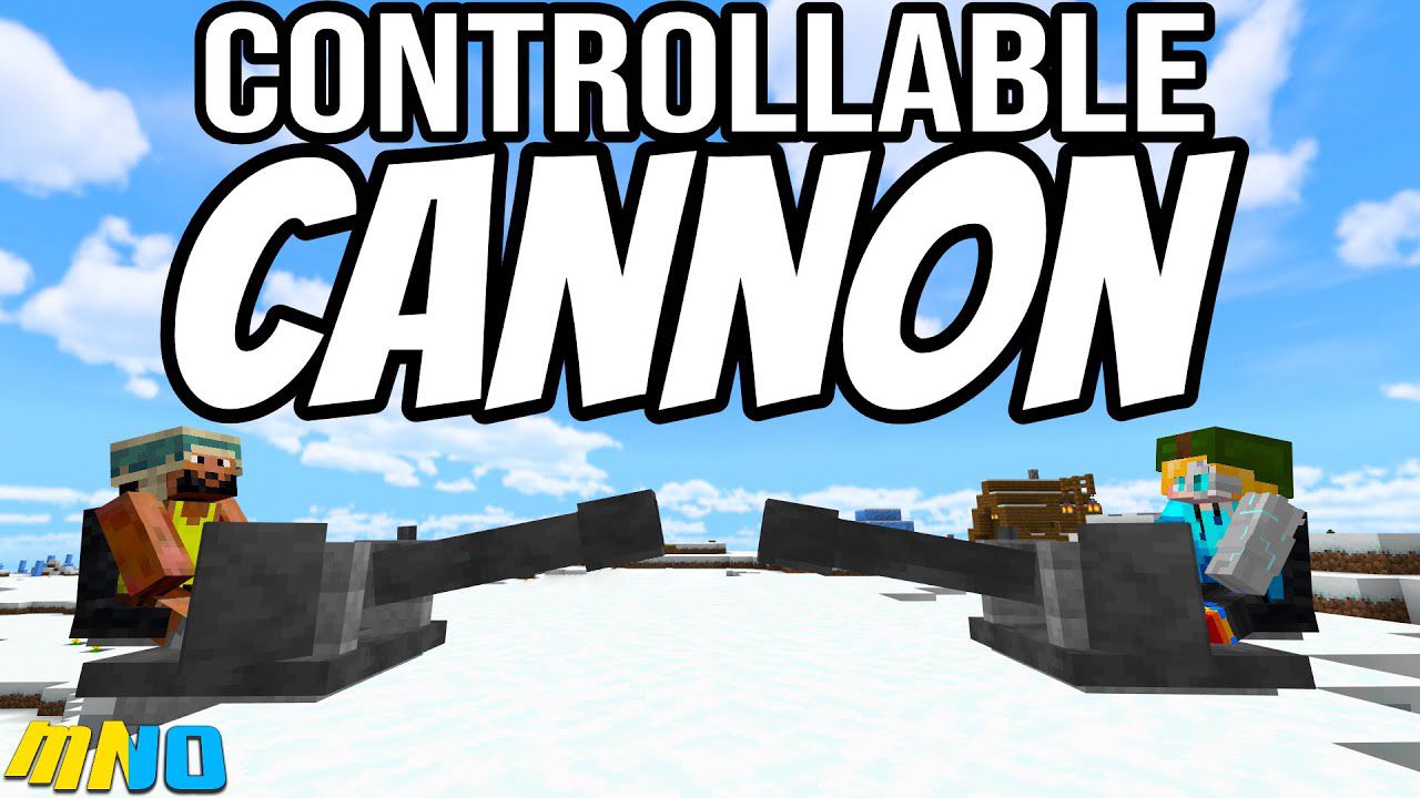 Controllable Cannons Addon (1.19, 1.18) for MCPE/Bedrock Edition 1