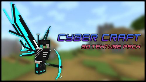 Cyber Craft Texture Pack (1.20, 1.19) – 3D Pack for MCPE/Bedrock Edition Thumbnail