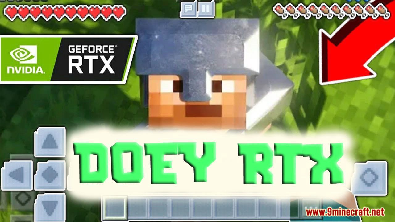 Doey RTX HD Shader (1.19, 1.18) - Realistic Ray Tracing Pack for Bedrock Edition 1