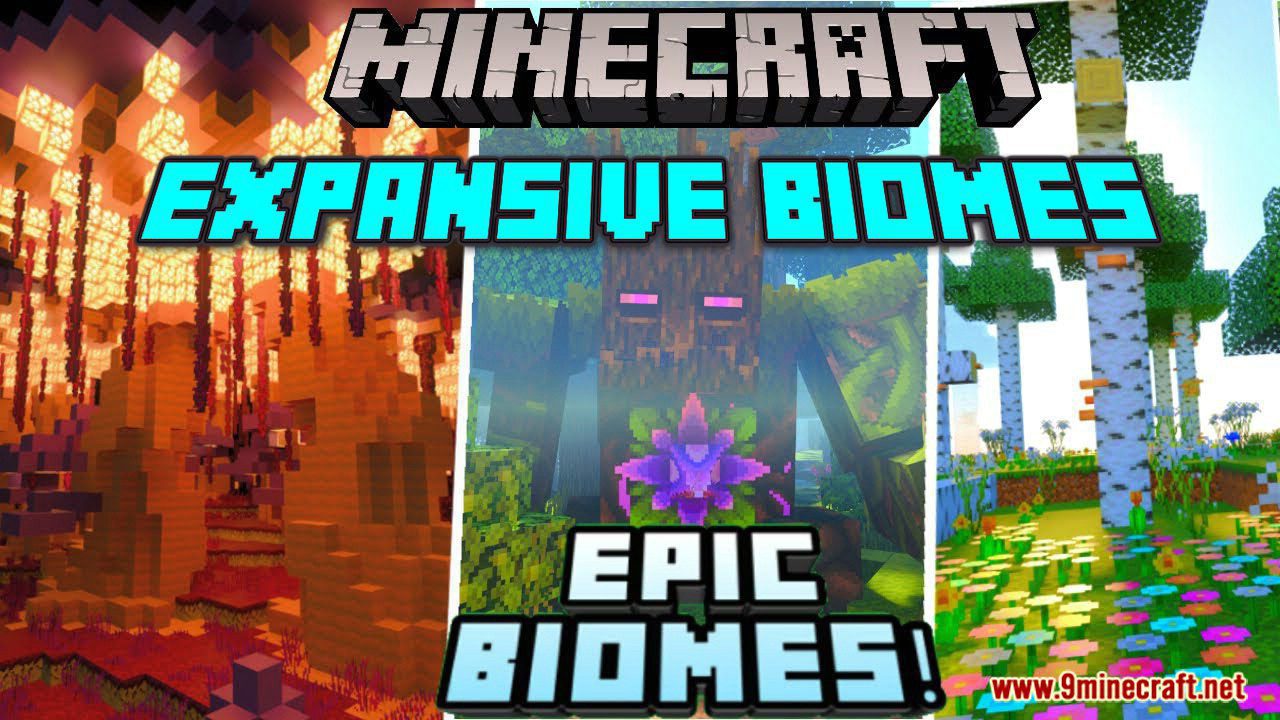 Expansive Biomes Addon (1.20, 1.19) - MCPE/Bedrock Biome Bundle Mod 1