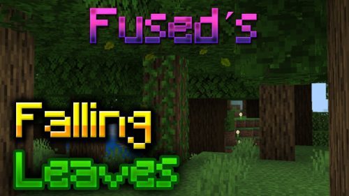Fused’s Falling Leaves Addon (1.21, 1.20) – MCPE/Bedrock Mod Thumbnail