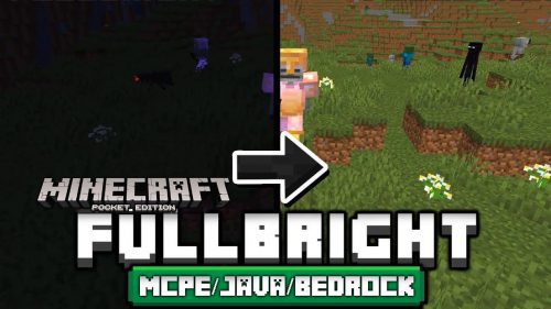 FullBright Texture Pack (1.19, 1.18) for MCPE/Bedrock Edition Thumbnail