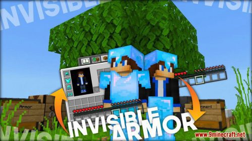 Invisible Armors Addon (1.19, 1.18) – MCPE/Bedrock Edition Mod Thumbnail