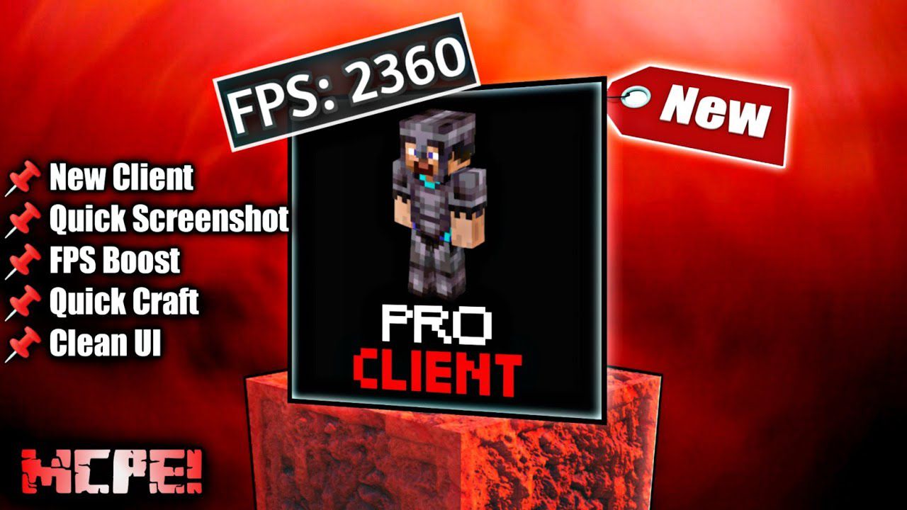 Pro Client (1.19) - Quick Craft, FPS Boost, F1 & F8 Button 1