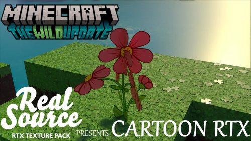 RealSource Cartoon RTX Texture Pack (1.19, 1.18) for Bedrock Edition Thumbnail