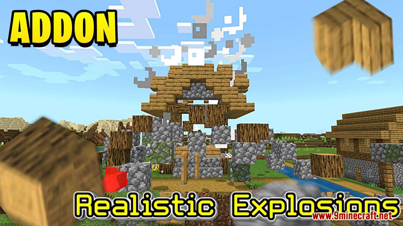 Realistic Explosions Addon (1.18) - Explosion Physics for MCPE 1