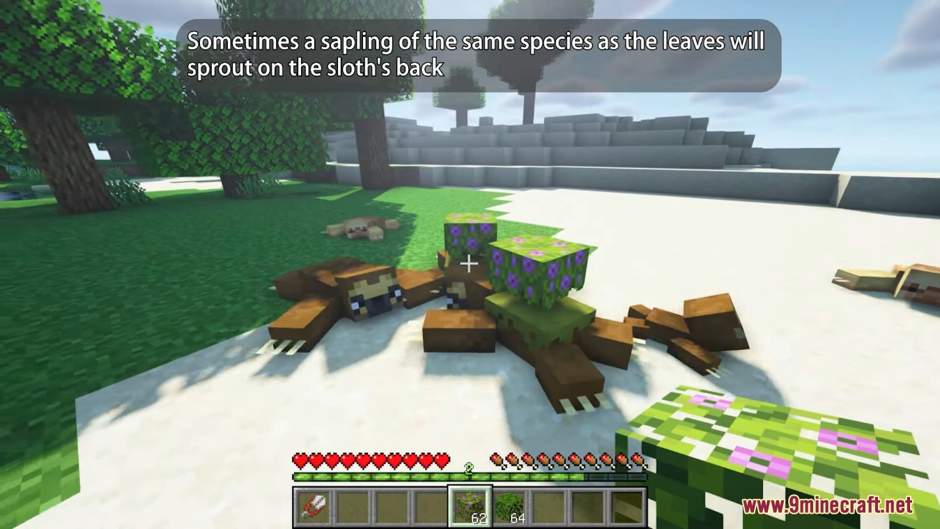 Lucy's Sloths Mod (1.19, 1.18.2) - New Mob to Jungle 5