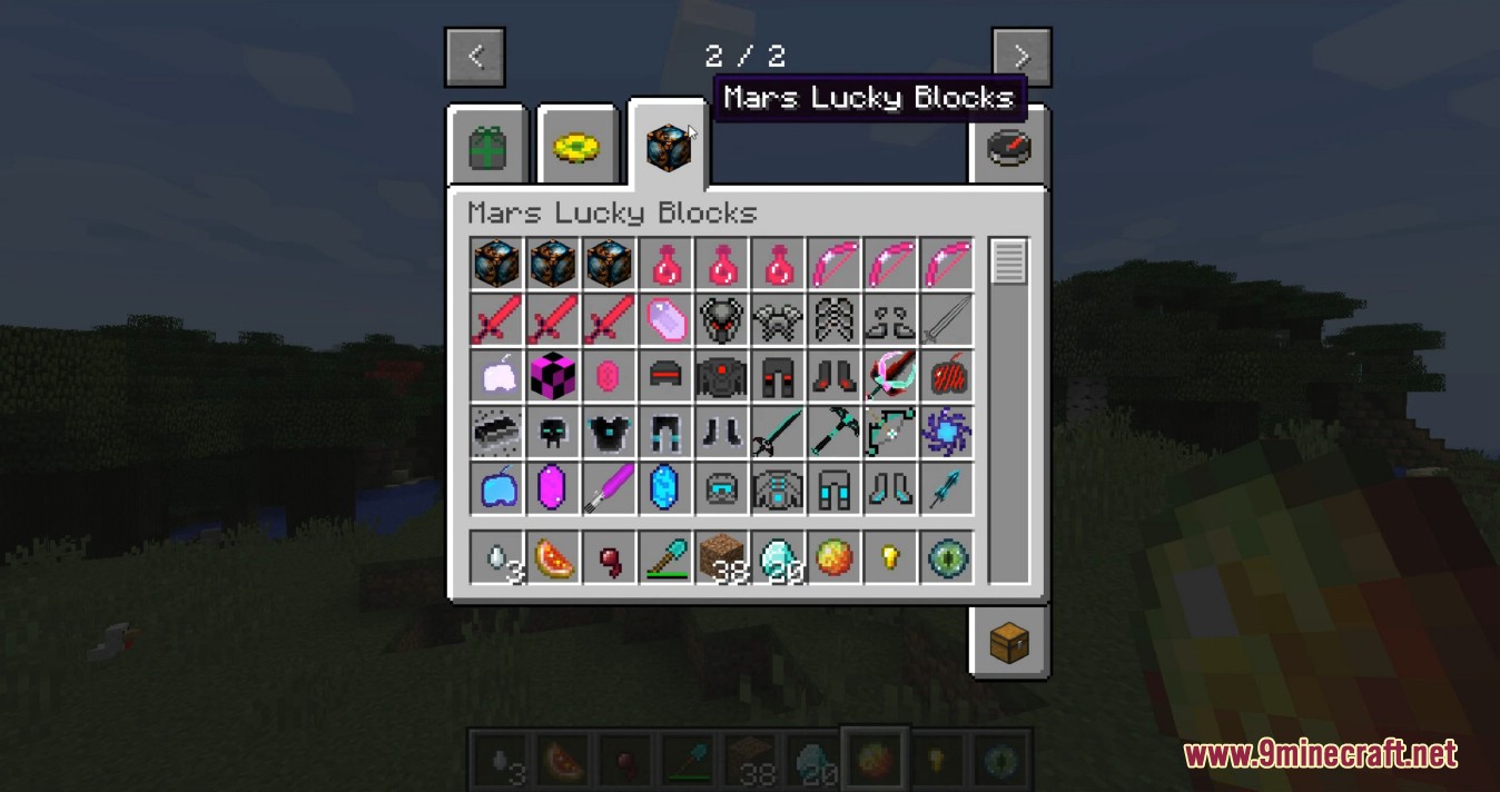 Mars Lucky Block Mod (1.8.9) - Luck of the Planet 2