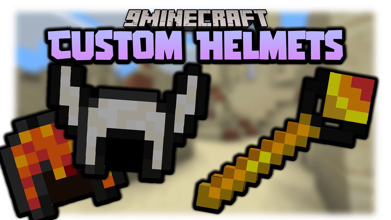 Minecraft But You Can Craft Custom Helmets Data Pack (1.19.3, 1.18.2) 1
