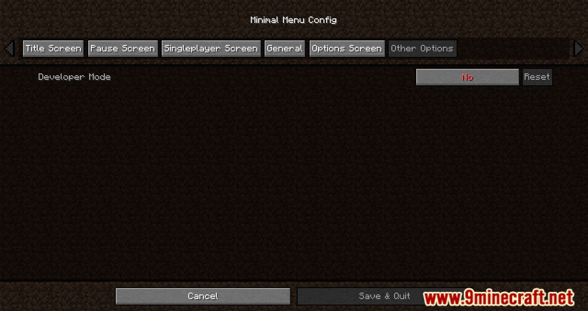 Minimal Menu Mod (1.19, 1.18.2) - Changing the Menu itself 7