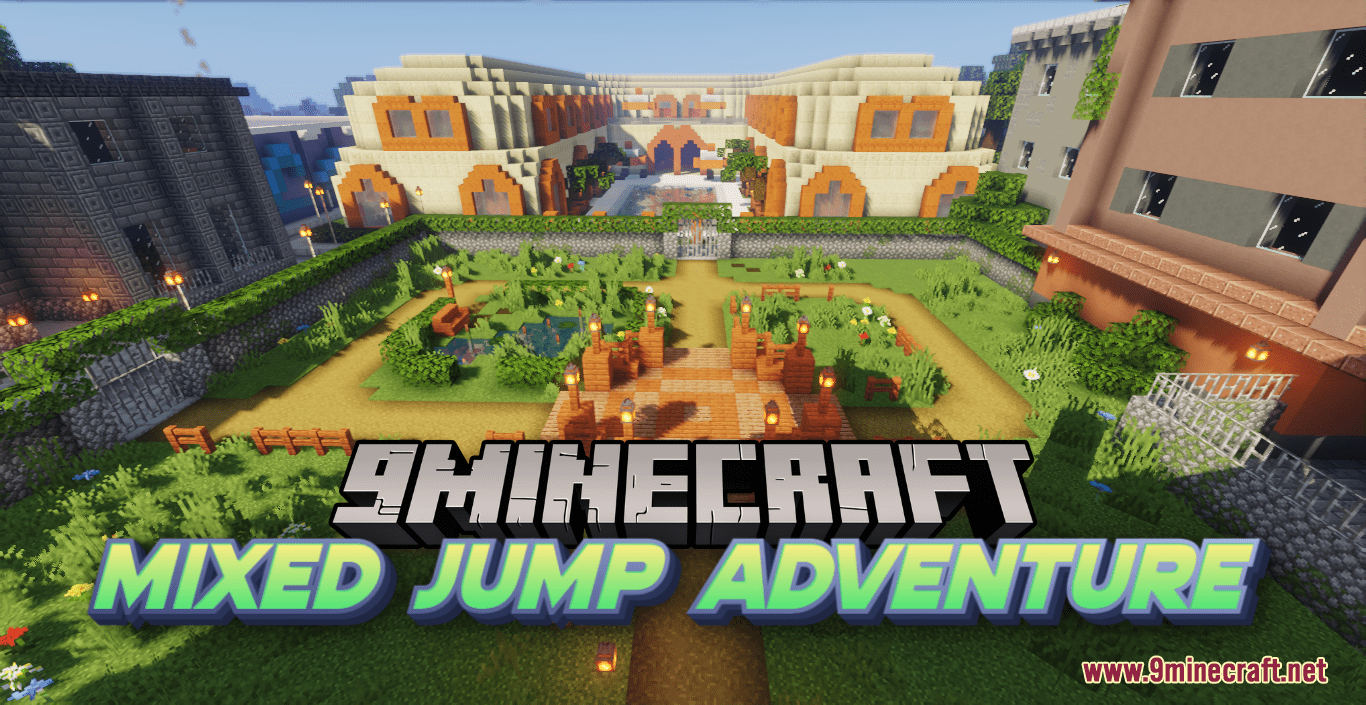 nCounter Mixed Jump Adventure Map (1.20.4, 1.19.4) - Jump Through Different Biomes 1