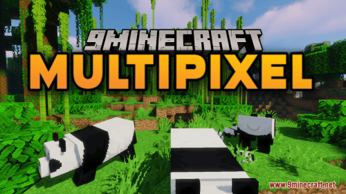 MultiPixel Resource Pack (1.20.6, 1.20.1) – Texture Pack Thumbnail