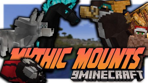 Mythic Mounts Mod (1.20.1, 1.19.2) – Riding an Epic Mount to Battle Thumbnail