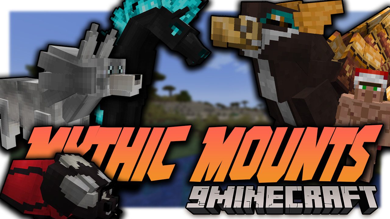 Mythic Mounts Mod (1.20.1, 1.19.2) - Riding an Epic Mount to Battle 1