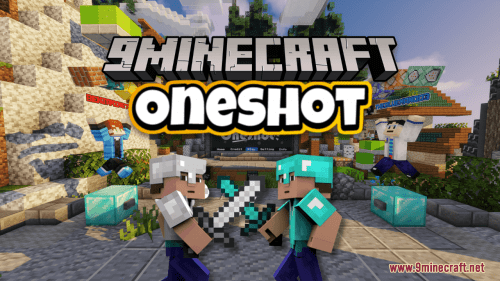 Oneshot Map (1.21.1, 1.20.1) – Shoot Your Friends and Have Fun! Thumbnail