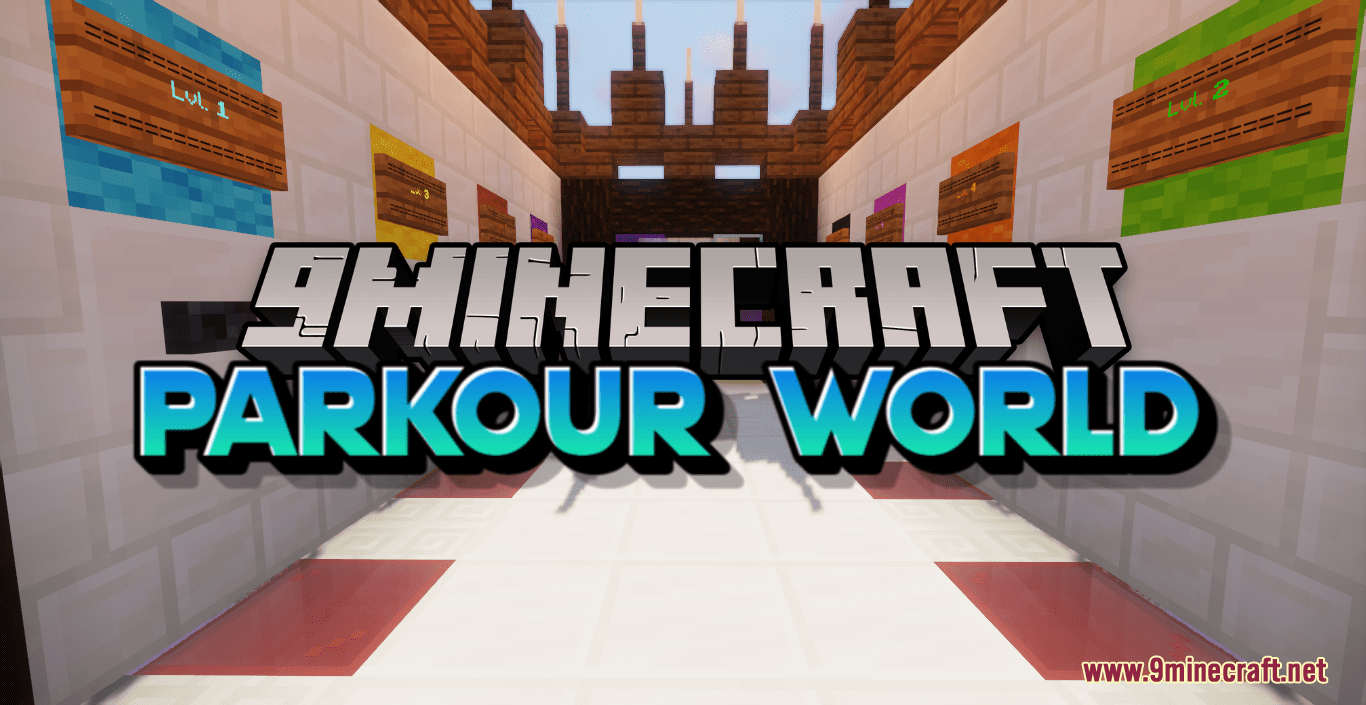 Parkour World Map (1.21.1, 1.20.1) - Parkour, Kill the Boss and More... 1