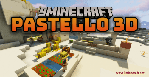 Pastello 3D Resource Pack (1.20.6, 1.20.1) – Texture Pack Thumbnail