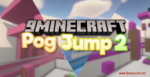 PogJump 2 Map (1.21.1, 1.20.1) – 16 Levels of Colorful Parkour Thumbnail