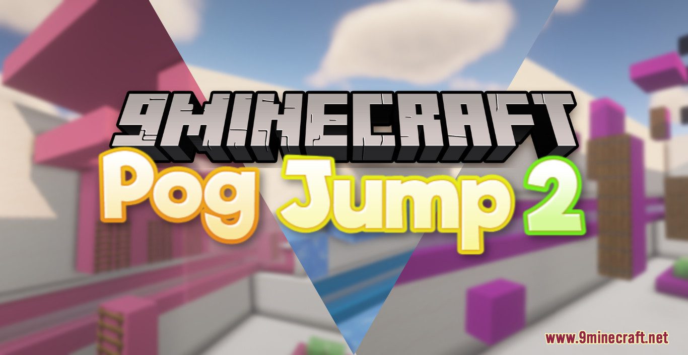 PogJump 2 Map (1.21.1, 1.20.1) - 16 Levels of Colorful Parkour 1