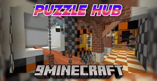 Puzzle Hub Map (1.21.1, 1.20.1) – Put Your Logic Skills To The Test Thumbnail
