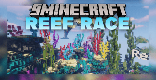 Reef Race Map (1.21.1, 1.20.1) – Vast Ocean Parkour Course Thumbnail