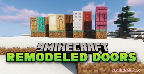 Remodeled Doors Resource Pack (1.20.6, 1.20.1) – Texture Pack Thumbnail