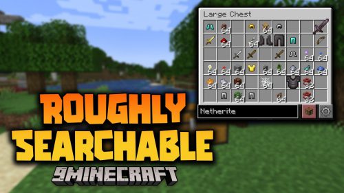 Roughly Searchable Mod (1.20.4, 1.19.4) – Searching Items within Inventory Thumbnail