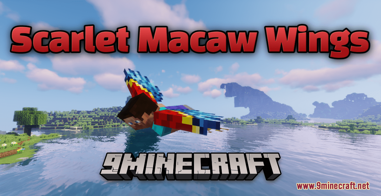 Scarlet Macaw Wings Resource Pack (1.20.6, 1.20.1) - Texture Pack 1