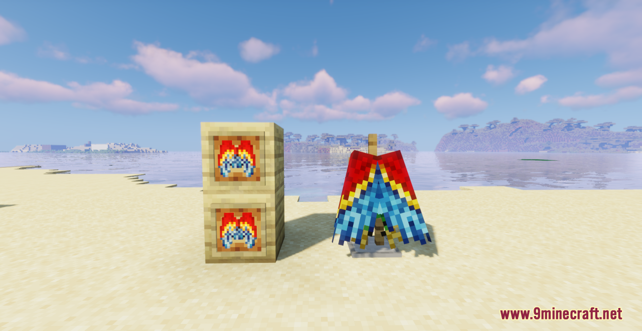 Scarlet Macaw Wings Resource Pack (1.20.6, 1.20.1) - Texture Pack 2