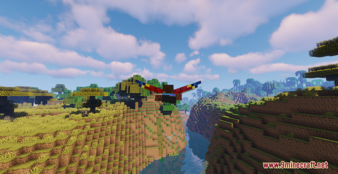 Scarlet Macaw Wings Resource Pack (1.20.6, 1.20.1) - Texture Pack 6