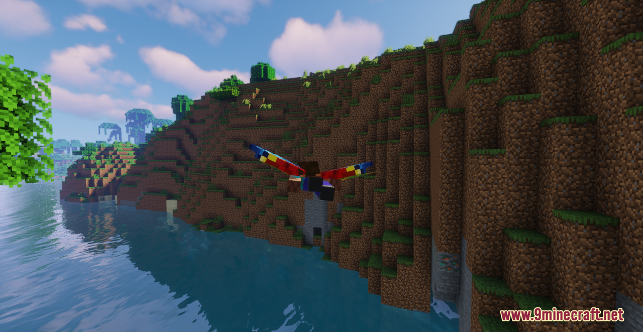 Scarlet Macaw Wings Resource Pack (1.20.6, 1.20.1) - Texture Pack 7