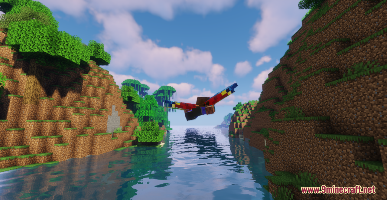 Scarlet Macaw Wings Resource Pack (1.20.6, 1.20.1) - Texture Pack 8