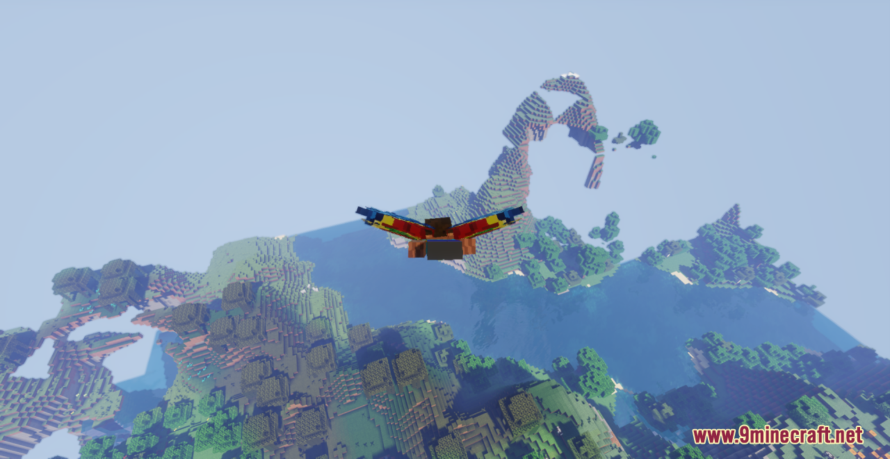 Scarlet Macaw Wings Resource Pack (1.20.6, 1.20.1) - Texture Pack 9